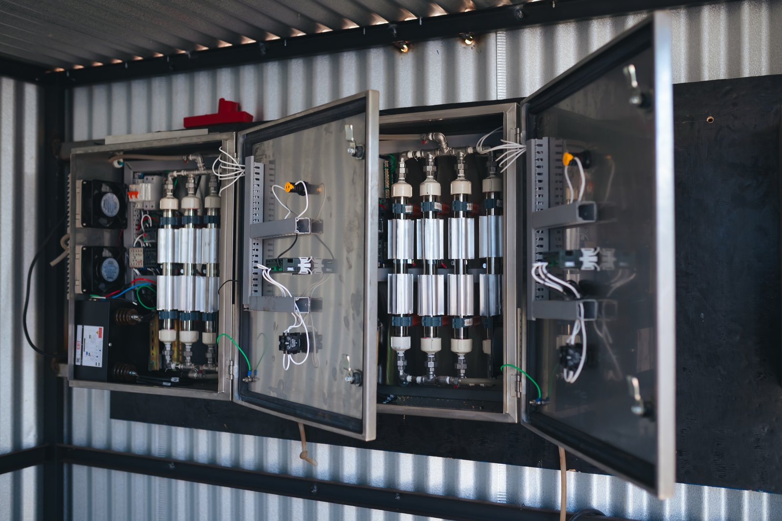 Estação modular instalada