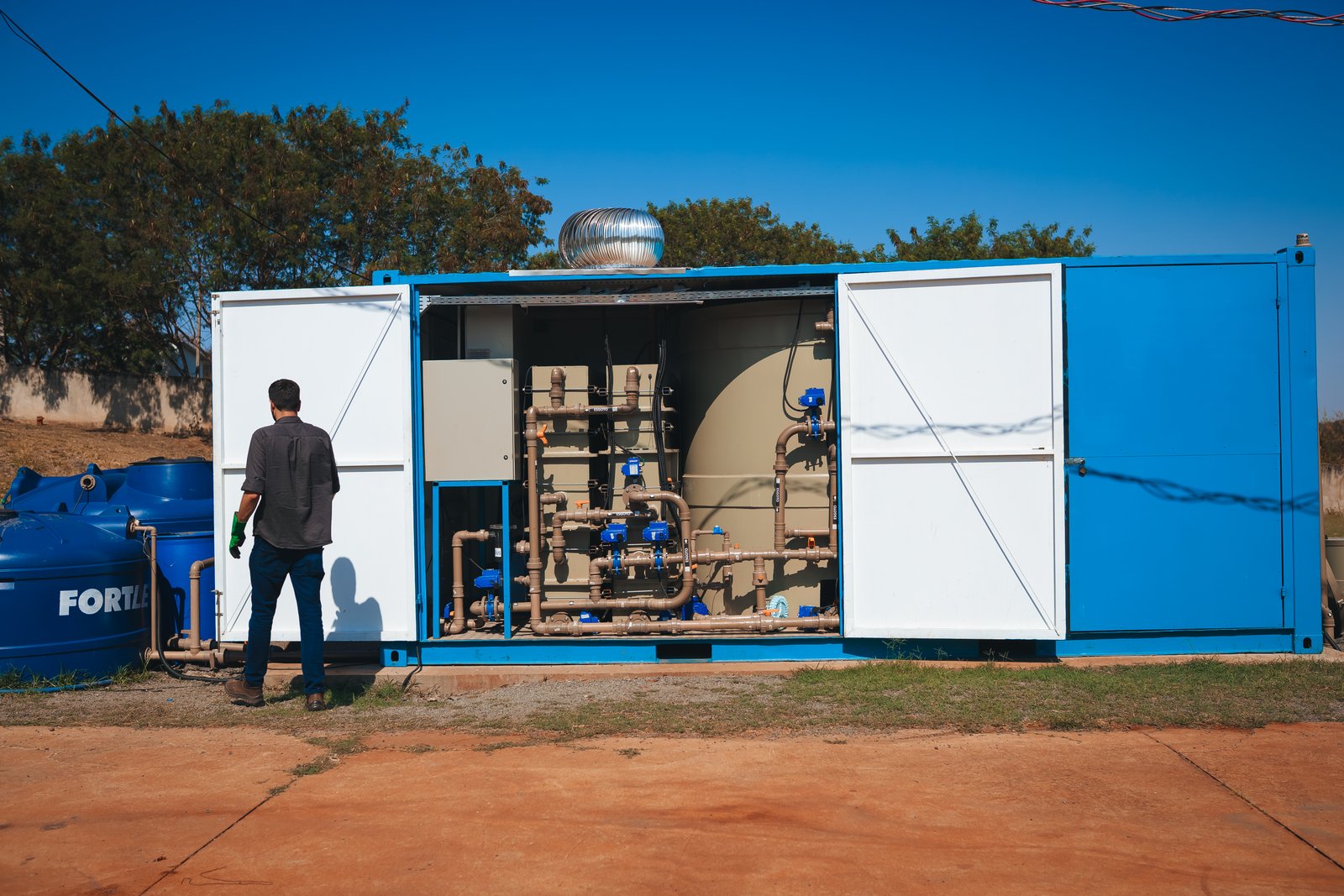 Estação em operação